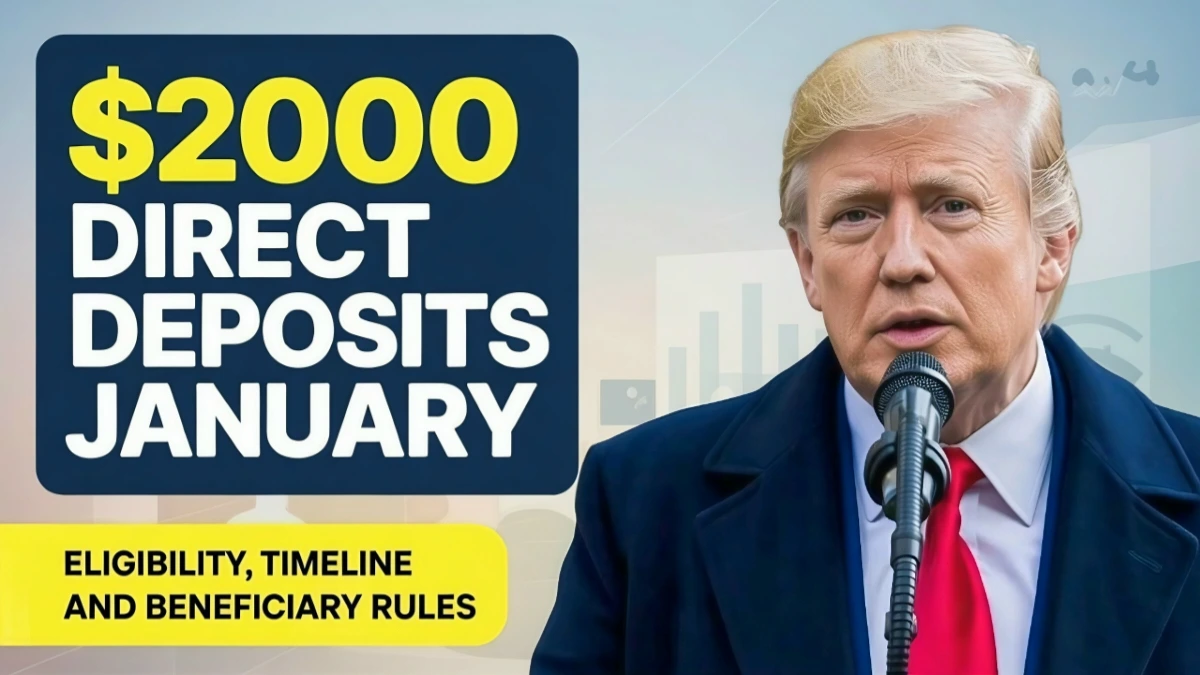 $2000 Direct Deposits January 2026