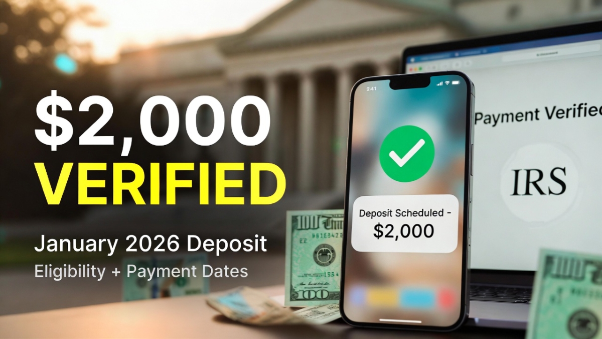 Federal $2,000 Deposit Arriving January 2026