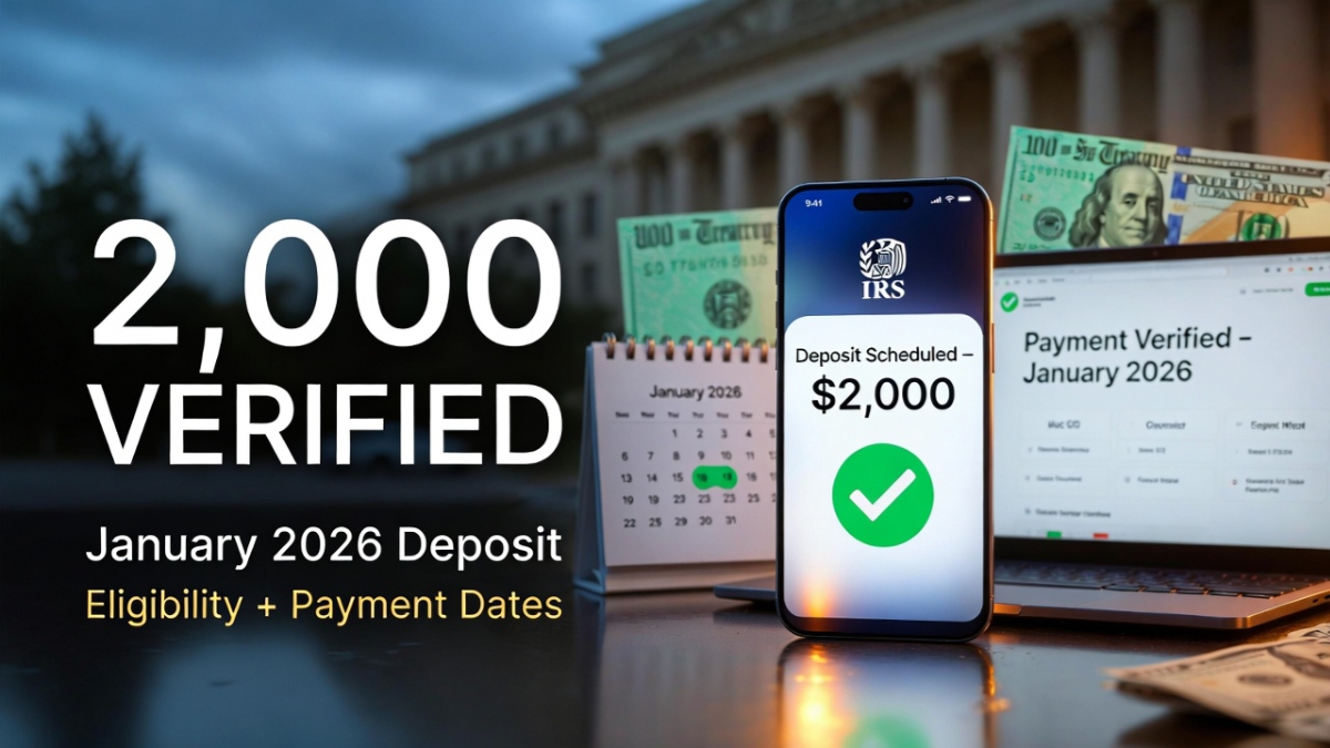 IRS Announces $2,000 Direct Deposit for January 2026