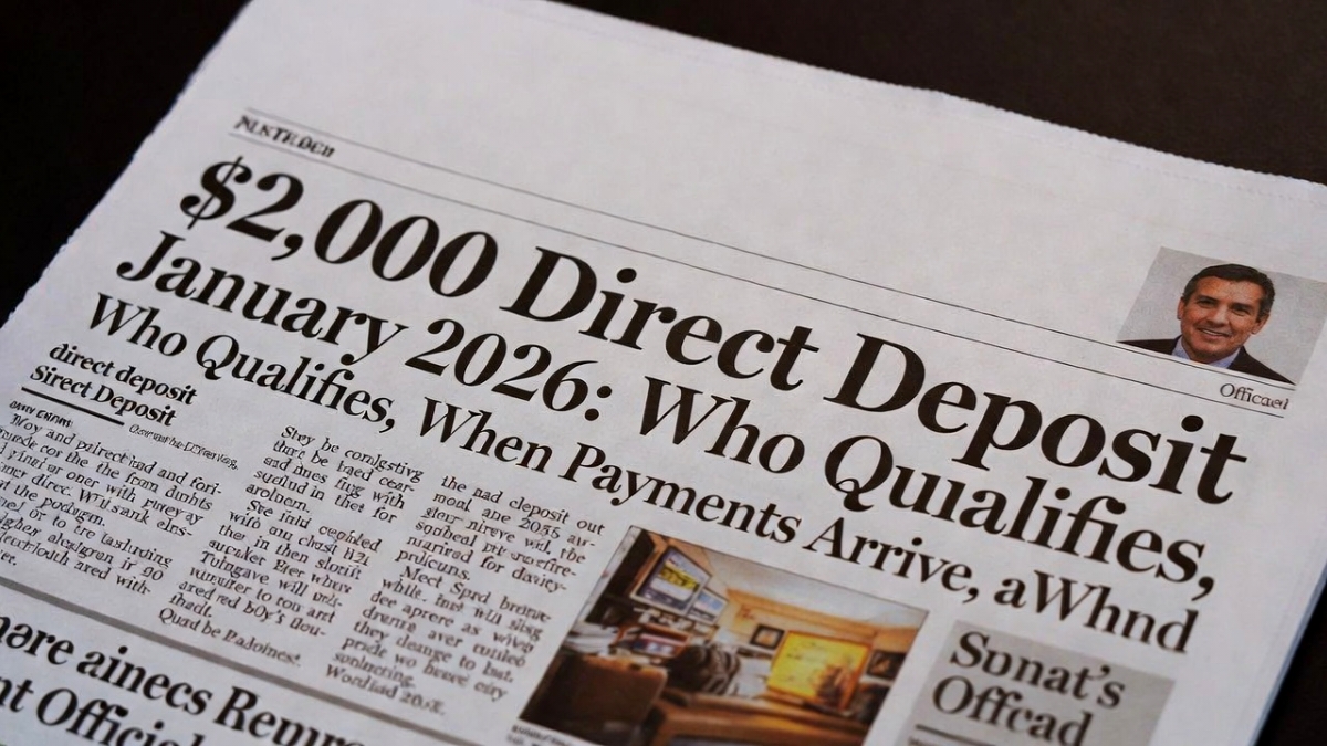 $2,000 Direct Deposit January 2026