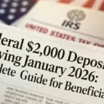 Federal $2,000 Deposit Arriving January 2026